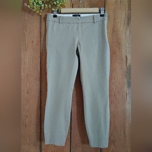J Crew Minnie cropped ankle khaki stretch pants size 0 XS